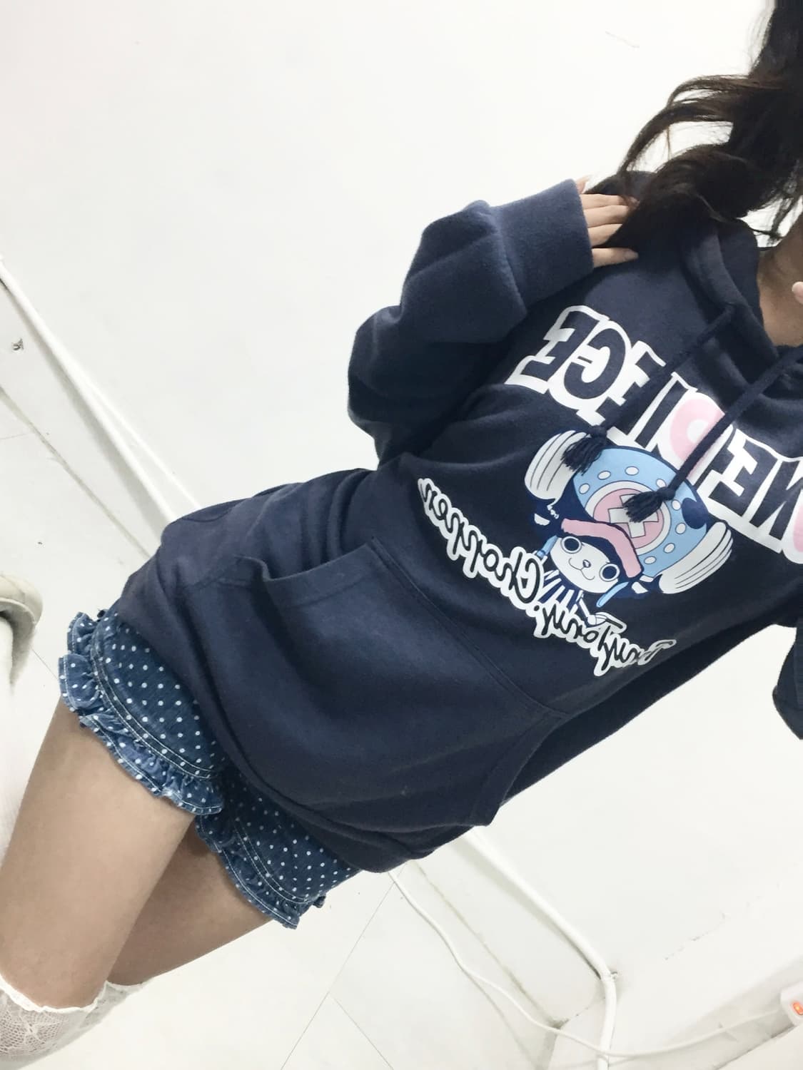 [ONE PIECE] 코디셋 ! 원피스 쵸파 도트 후디 코디셋 상품이미지2