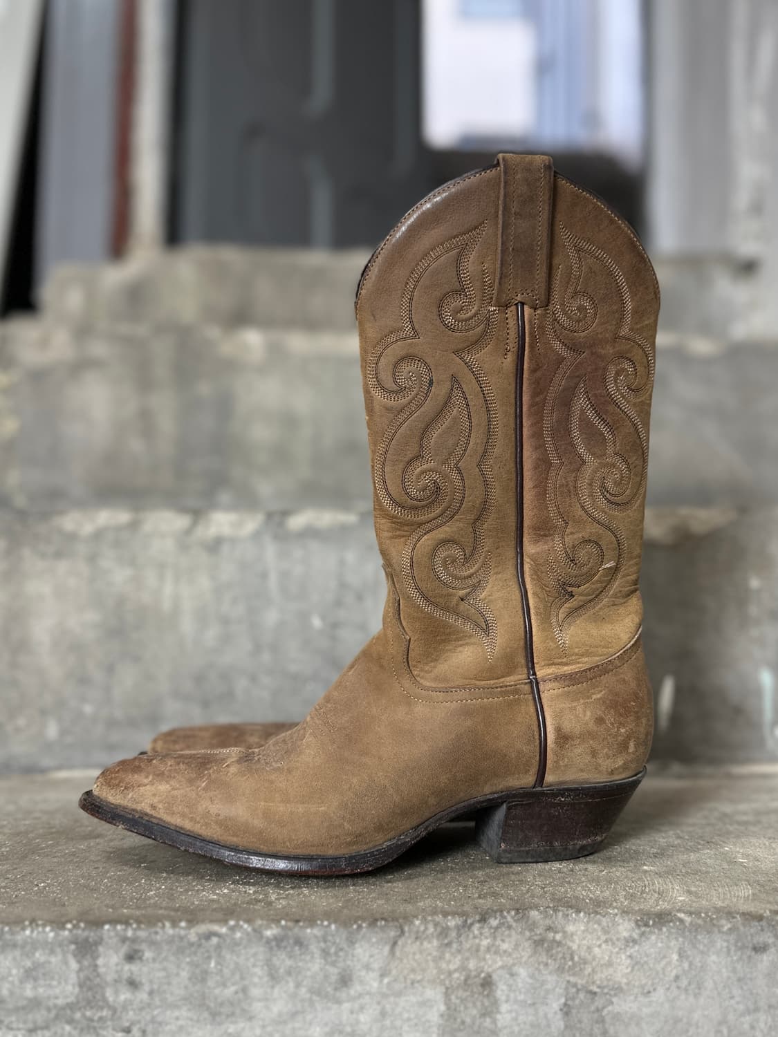 00's OG 토니라마 누벅 웨스턴 부츠 카우보이 부츠 상품이미지3