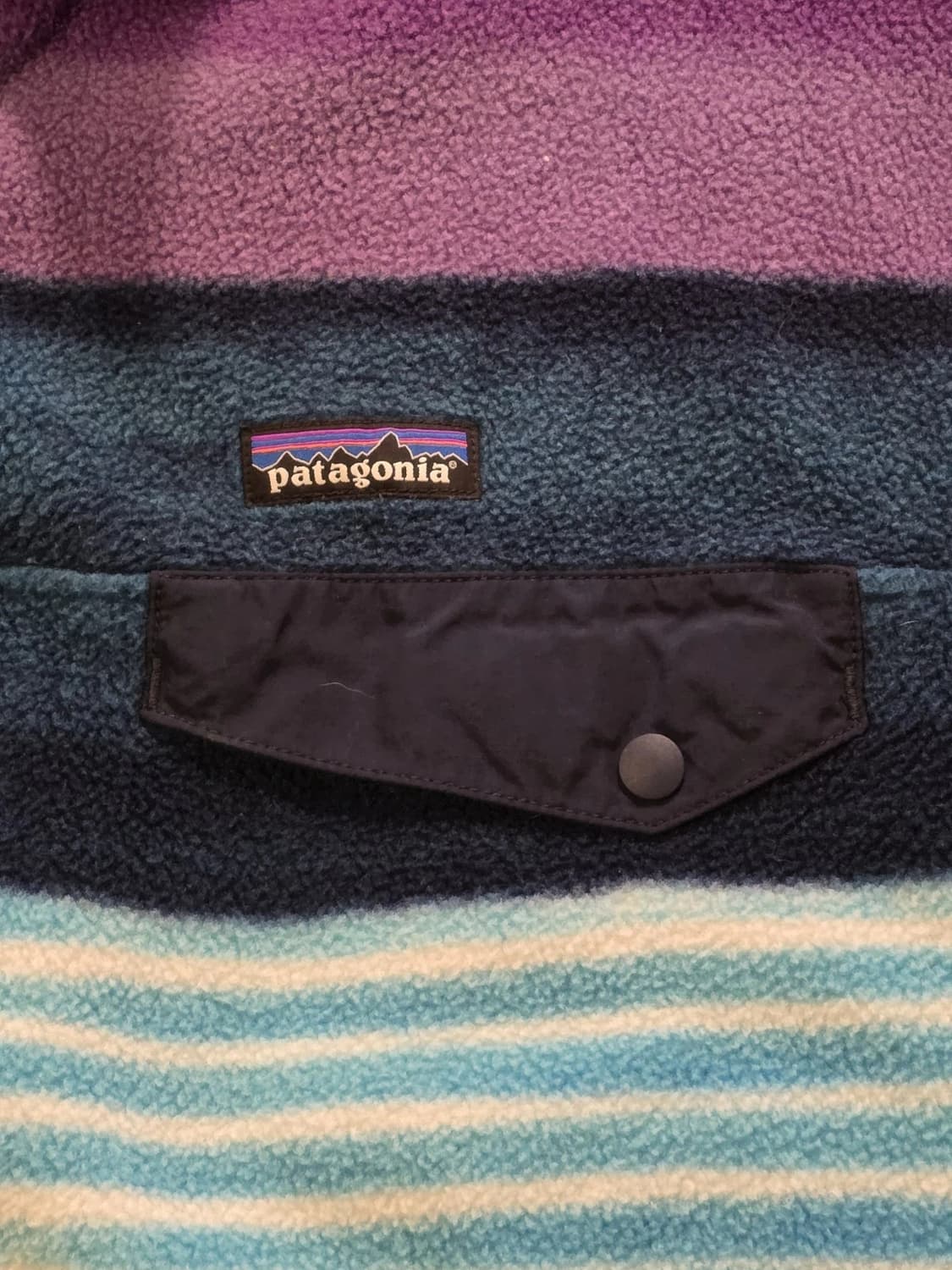 16SS 파타고니아 신칠라 스냅-T 프리즘 스트라이프 멕시코 상품이미지3