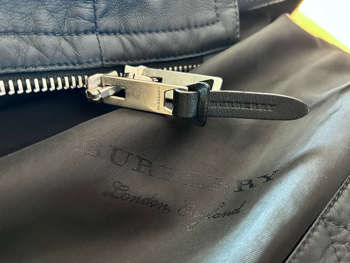 버버리 가죽 봄버 자켓 상품이미지8