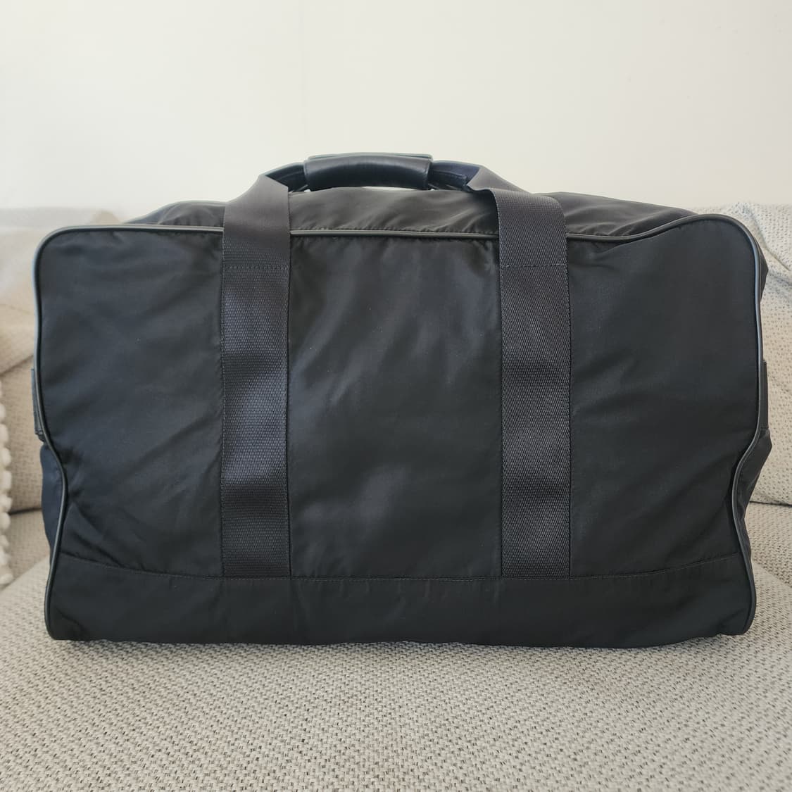 프라다 테스토 나일론 사피아노 레더 반둘리에 보스턴백 여행가방 V70 상품이미지2