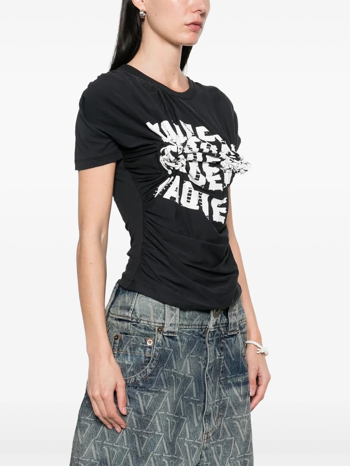 바퀘라 VAQUERA 티티 트위스터 코튼 티셔츠 S 상품이미지3