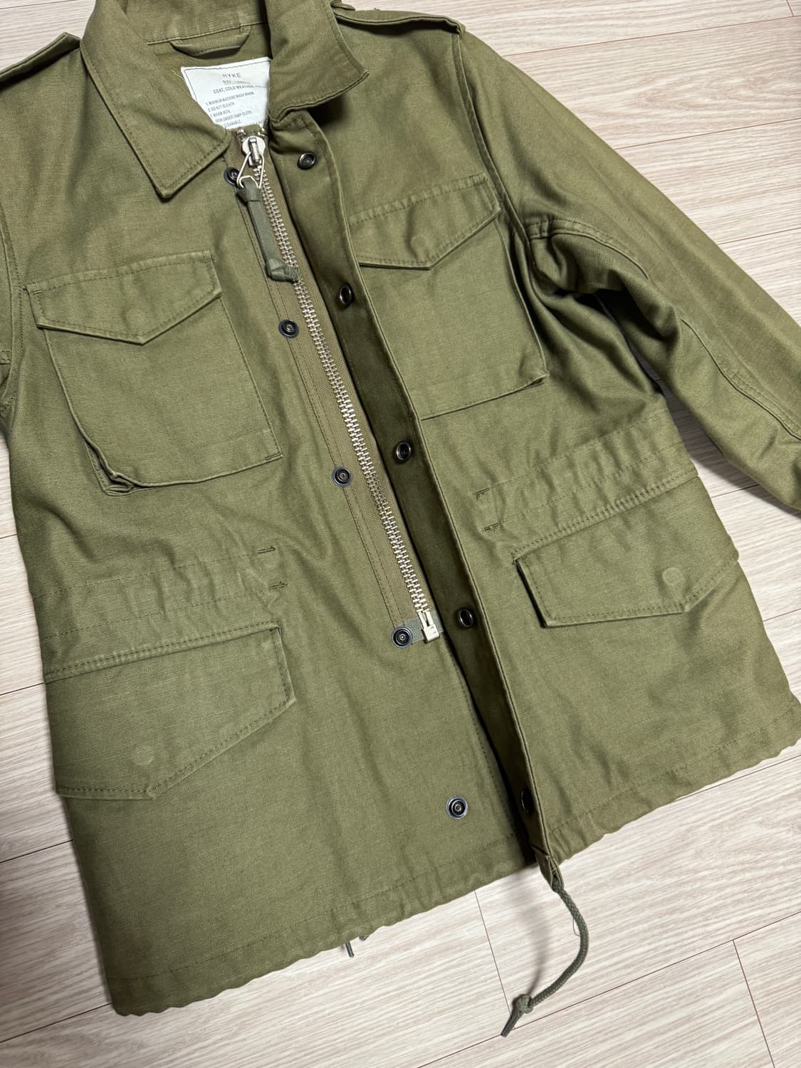Hyke 밀리터리 ma 자켓 사이즈 1 (캐피탈 언더커버 스투시 팔라스) 상품이미지3