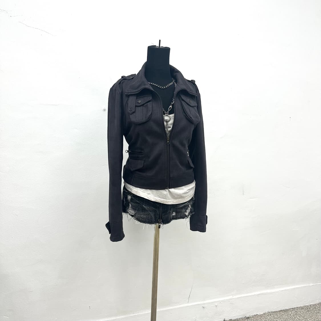 Chacoal stud pocket jacket  상품이미지2