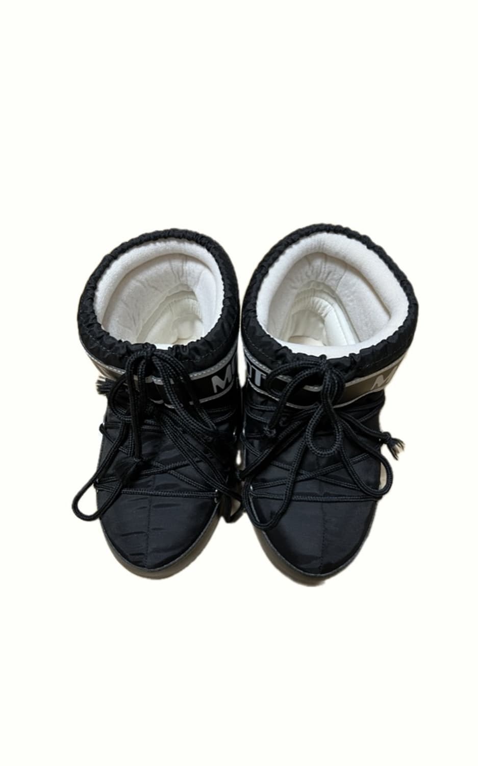 문부츠 아이콘 로우 나일론 부츠 블랙 상품이미지3