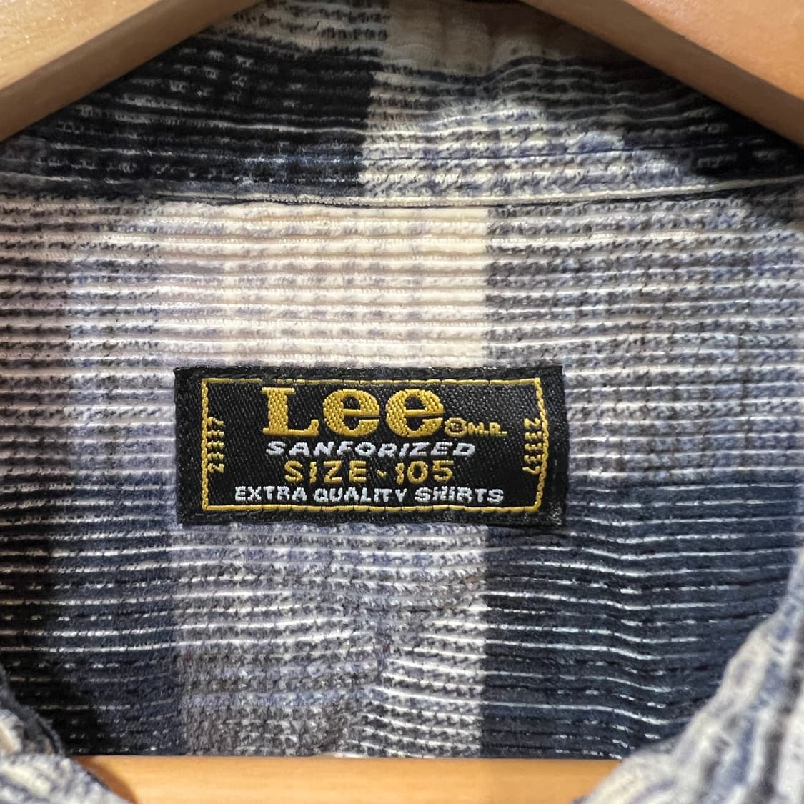 (XL)Lee 체크 셔츠 남방 자켓 상품이미지4