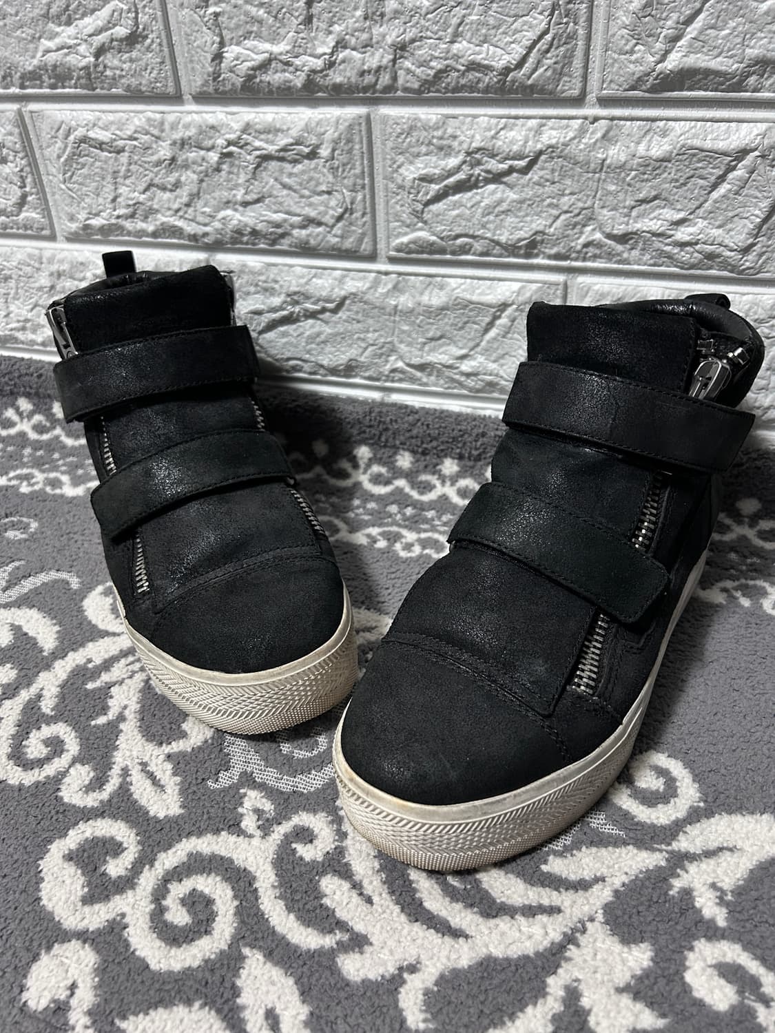 Ash 아쉬 더블 짚 더블 버클 플랫폼 하이탑 스니커즈 상품이미지2