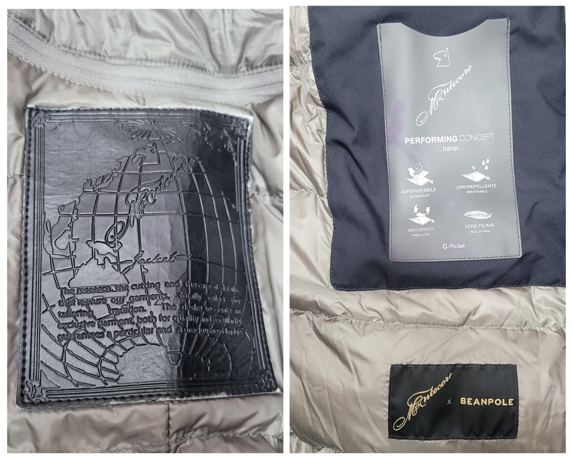 몬테꼬레 x 빈폴 하이테크 다운 패딩 코트 100사이즈 상품이미지9