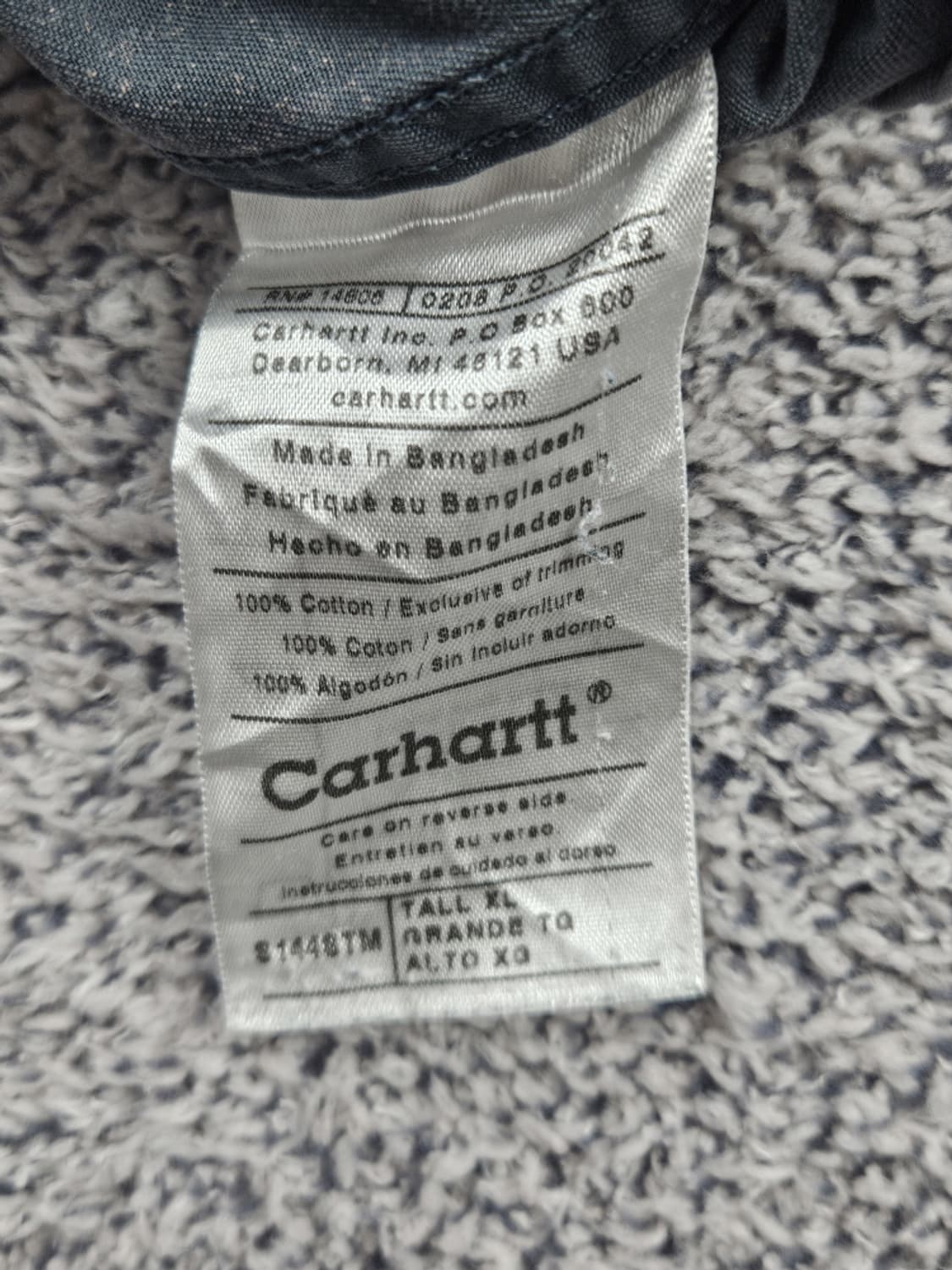 칼하트 다잉 워시드 커스텀 포켓 셔츠 ( XL ) / 10005 상품이미지8