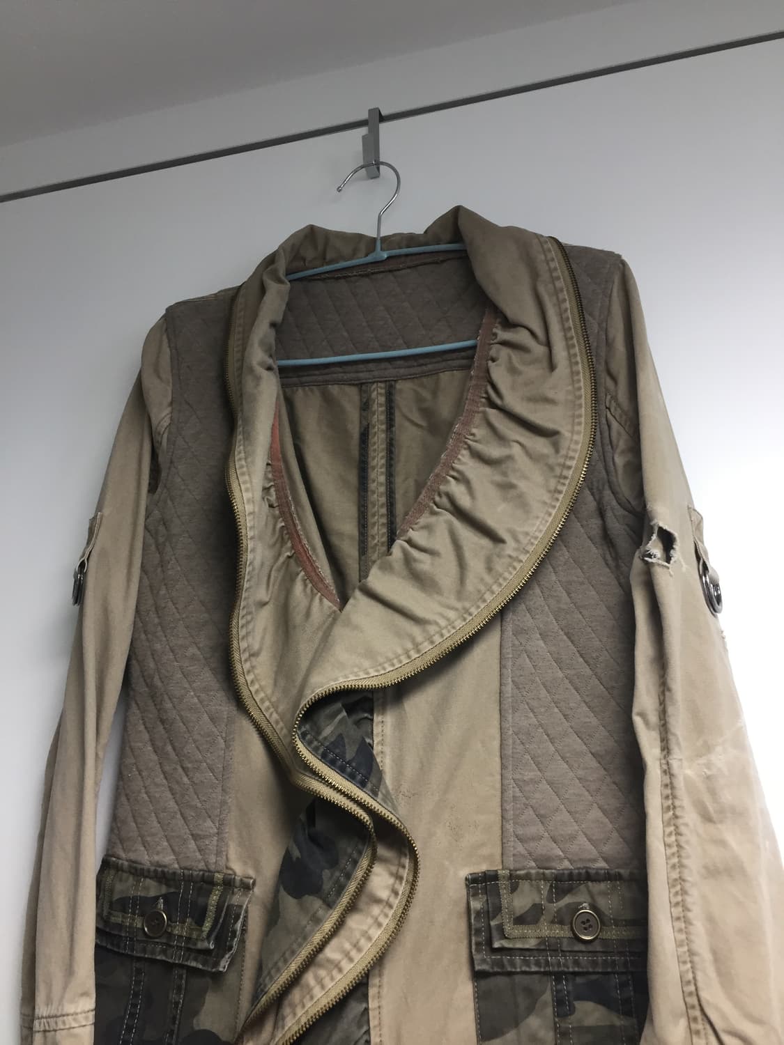 military pattern long jacket 상품이미지1
