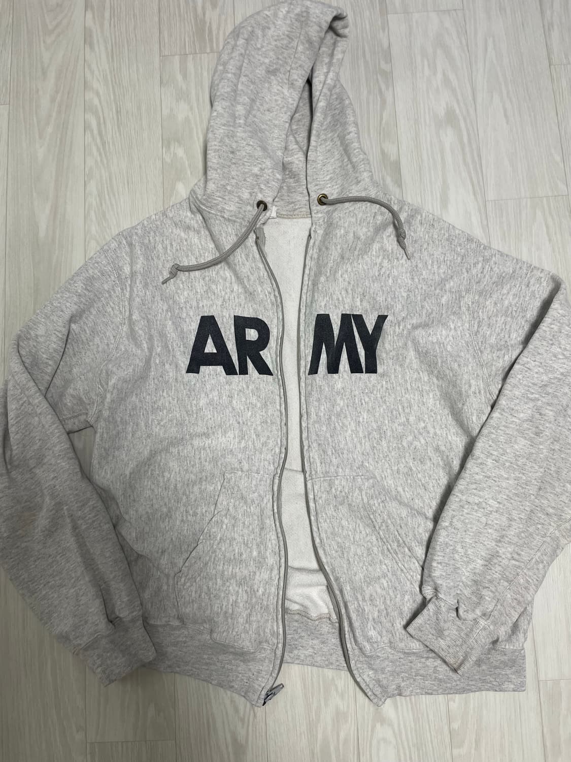 usgi ARMY빈티지 og  후드 집업 그레이 XL 상품이미지1