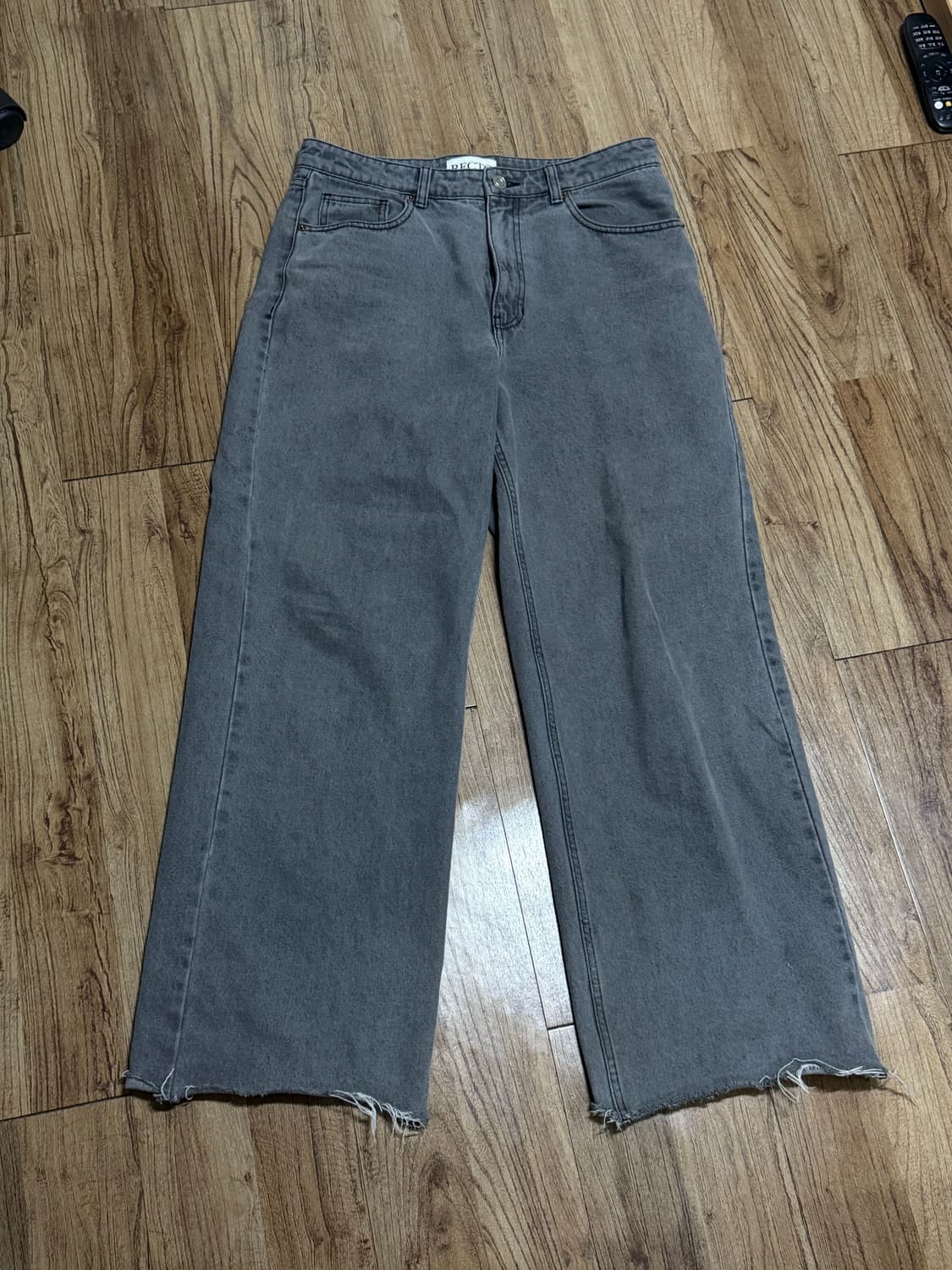 렉토 로우와이즈 와이드 데님진 상품이미지4