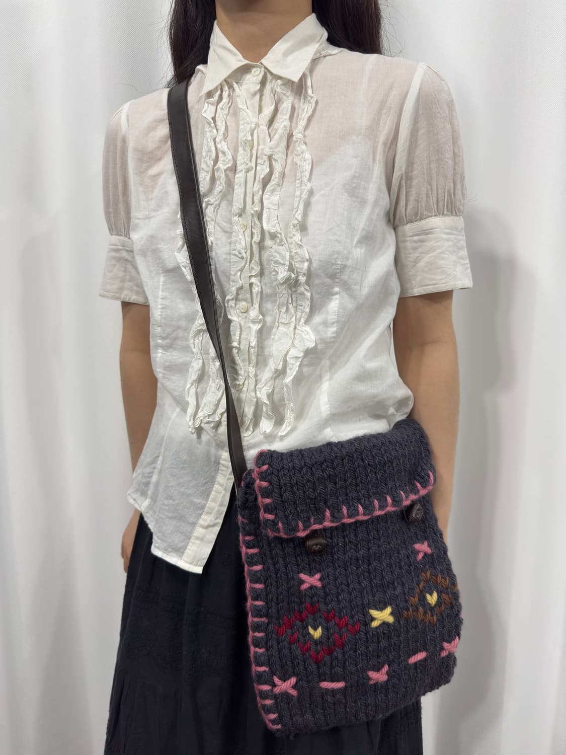 knit design crossbag 상품이미지4
