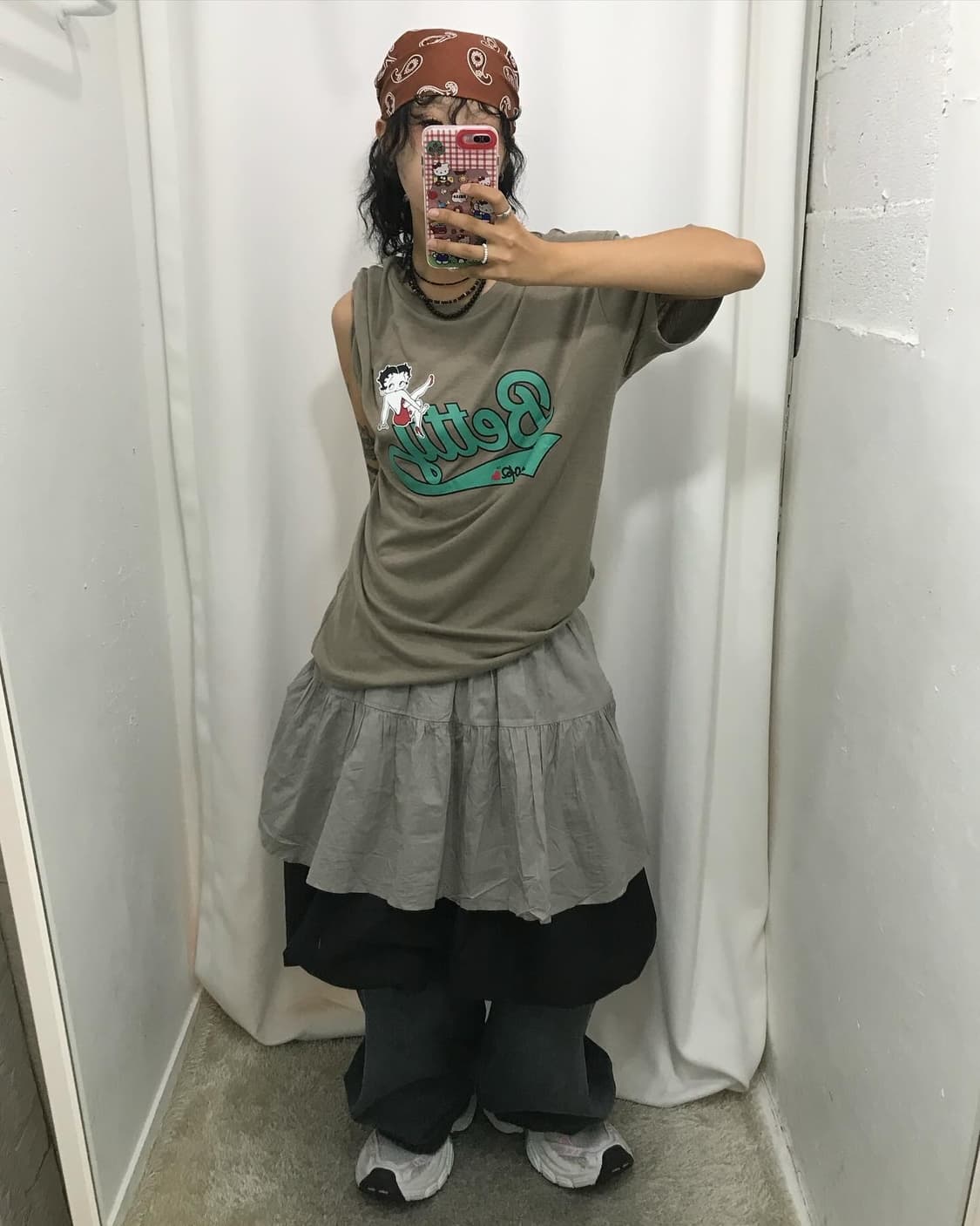 Betty Boop Printing T-shirt ( 새상품 ) 상품이미지3