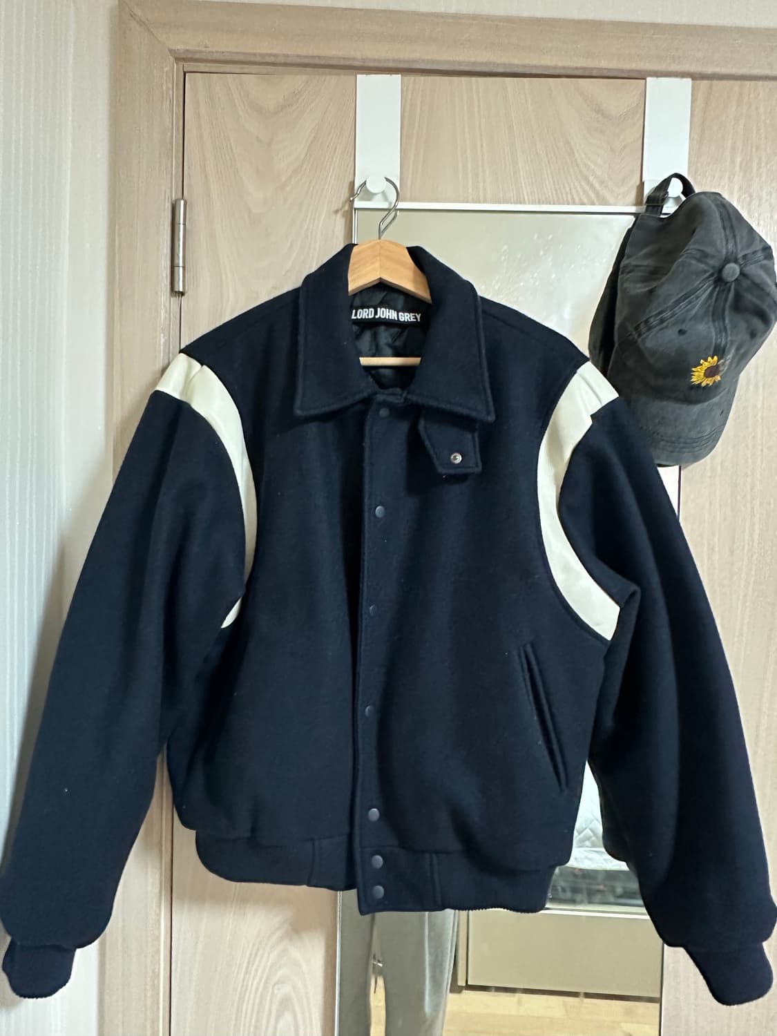 로드 존 그레이 울 바시티 자켓 L 상품이미지2