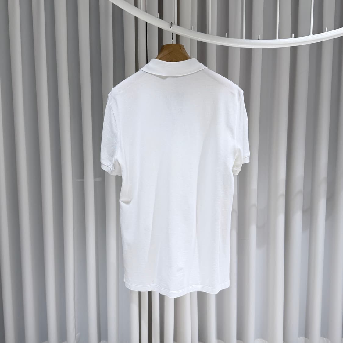 (A+/XL) / 펜디 엠보싱 폴로 디테일 반팔 셔츠 화이트 상품이미지5