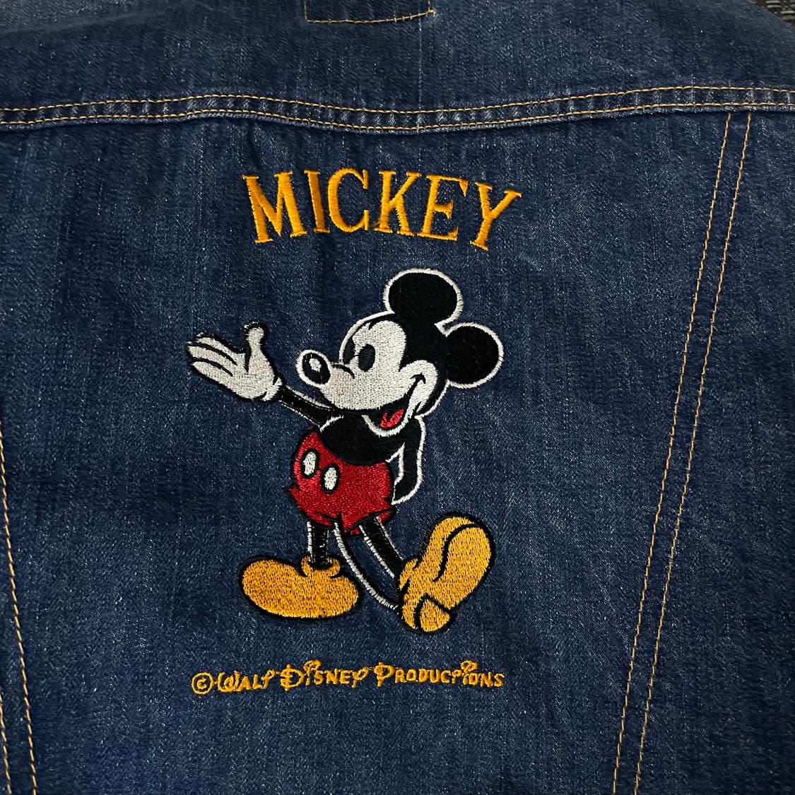 빅존 중청 미키 데님 자켓 상품이미지5