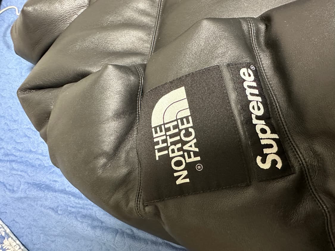 (L) 17FW 슈프림 x 노스페이스 눕시 레더 상품이미지6