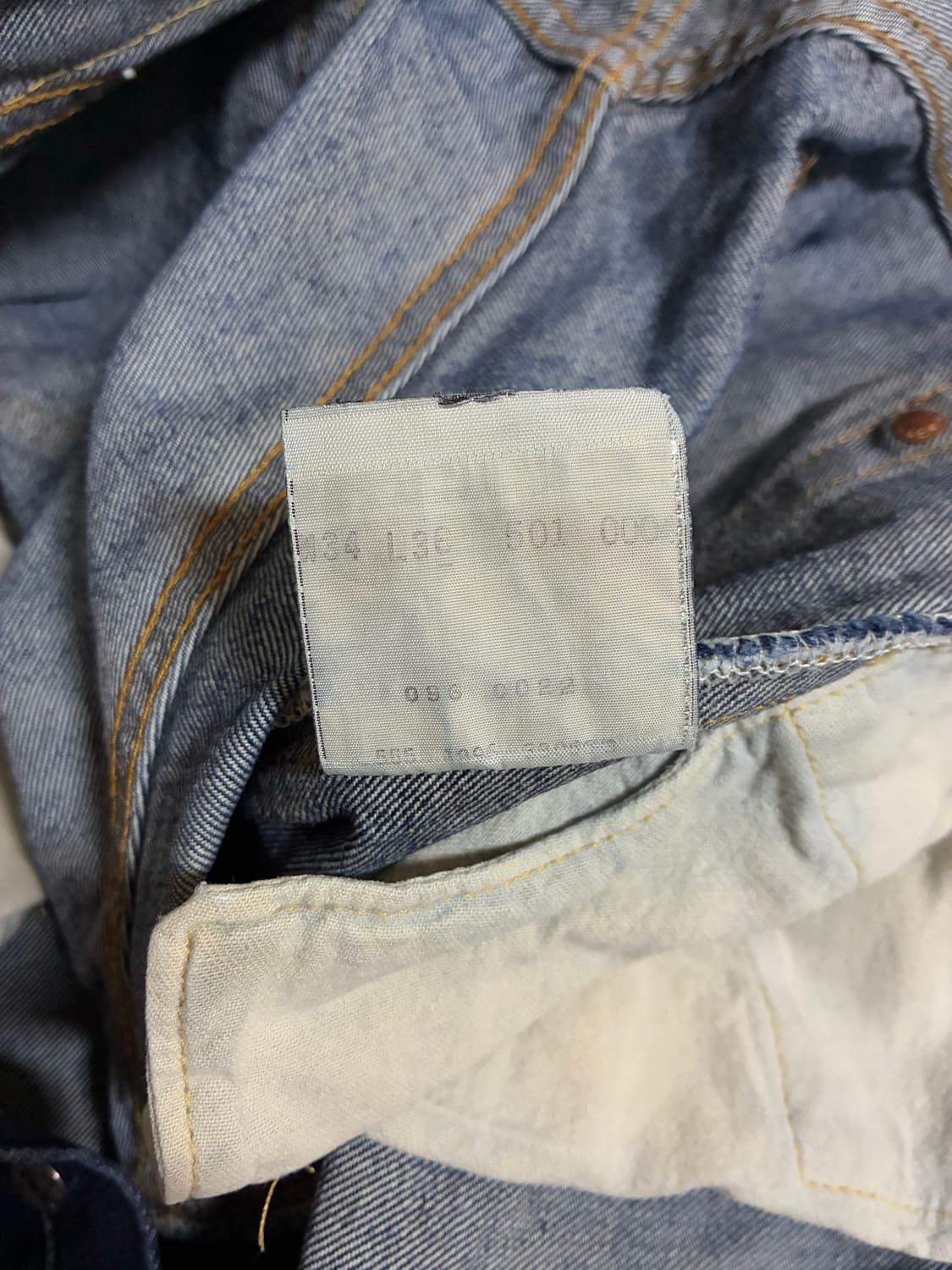 LEVI'S 501xx(555 공장) - 빅E, 셀비지 상품이미지9