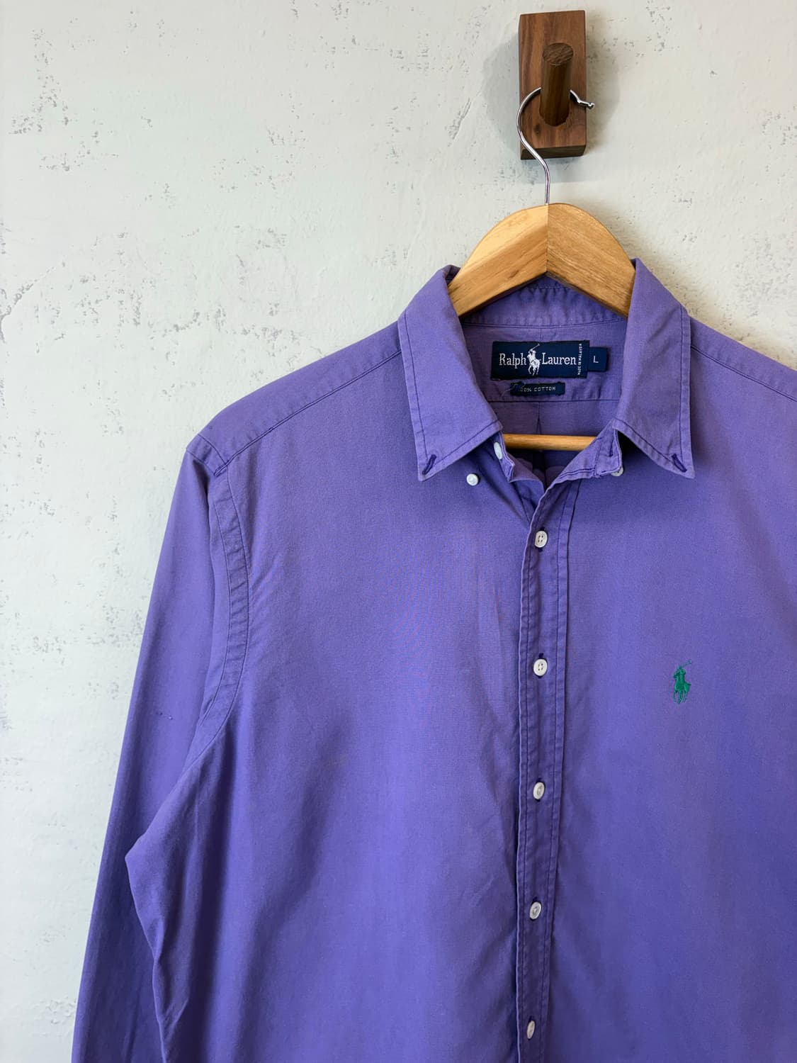 폴로랄프로렌 빈티지 셔츠 퍼플 상품이미지6