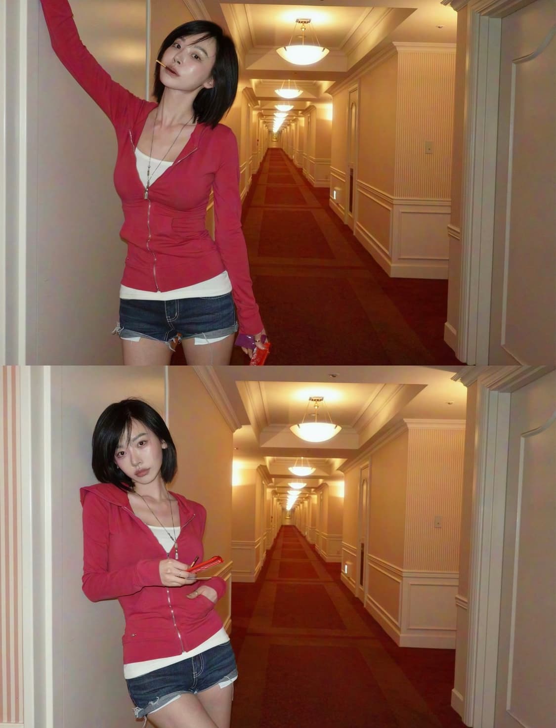페일제이드 피티드후드집업 페일민트 상품이미지2
