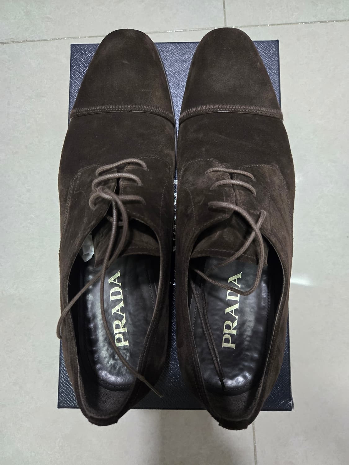 프라다 스웨이드 구두 상품이미지1