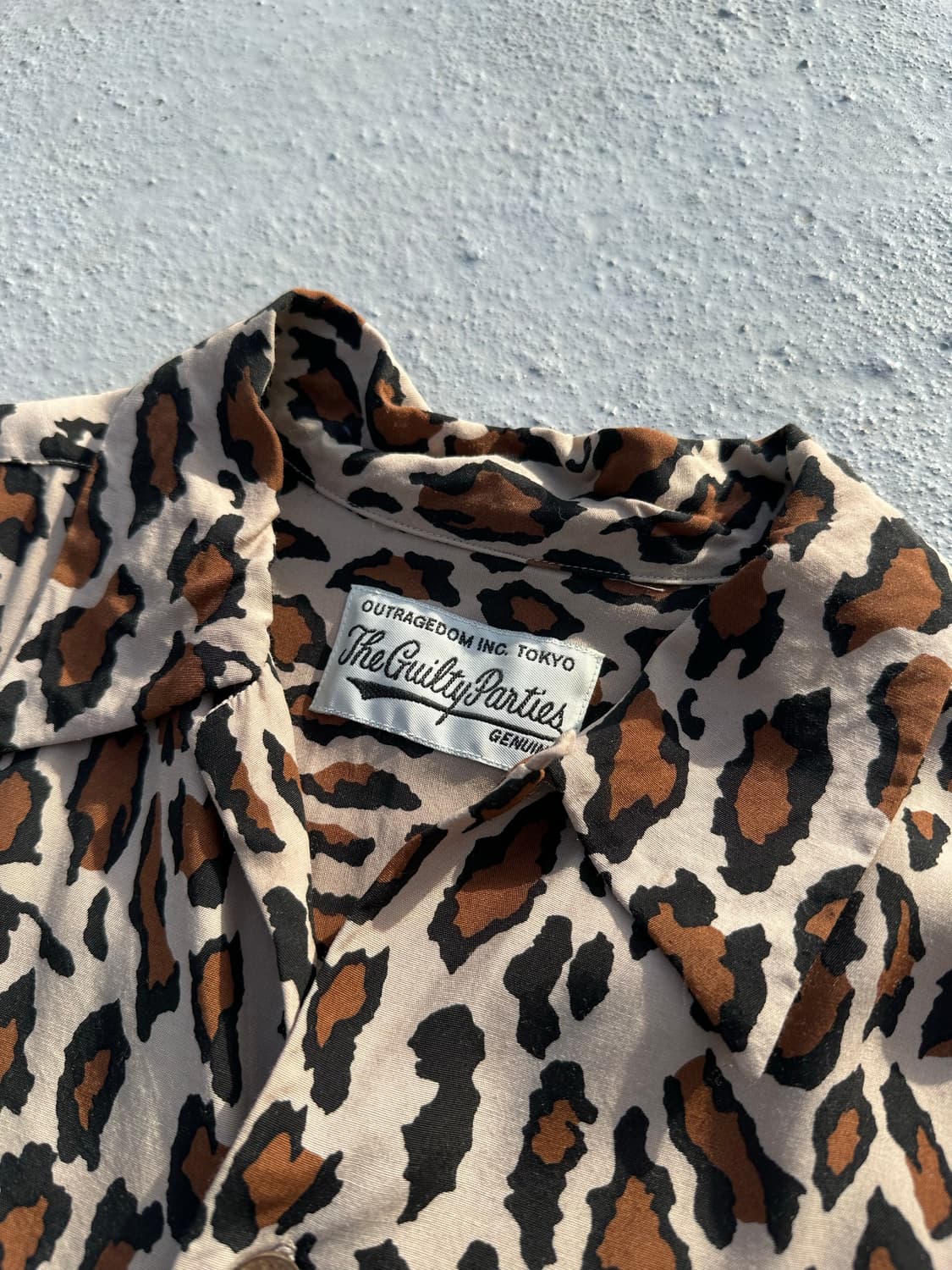 Wacko Maria 와코마리아 레오파드 레이온 셔츠 상품이미지2