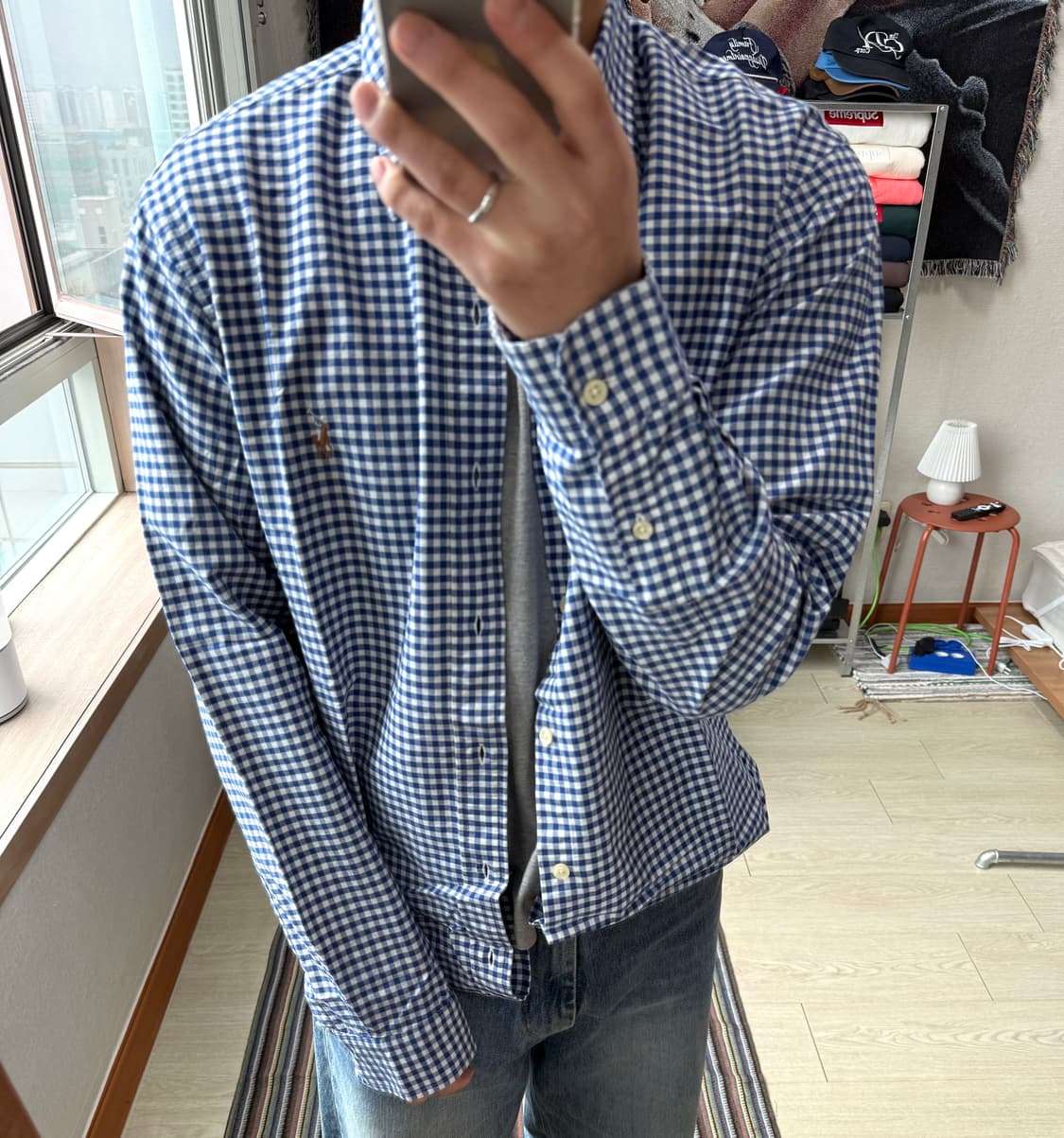 폴로 랄프로렌 체크 셔츠 상품이미지1