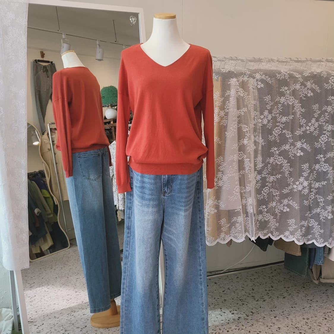 Lounie 실크면 니트 상품이미지9