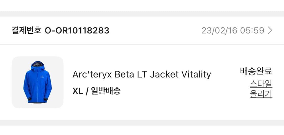아크테릭스 베타 LT 자켓 바이탈리티 상품이미지4