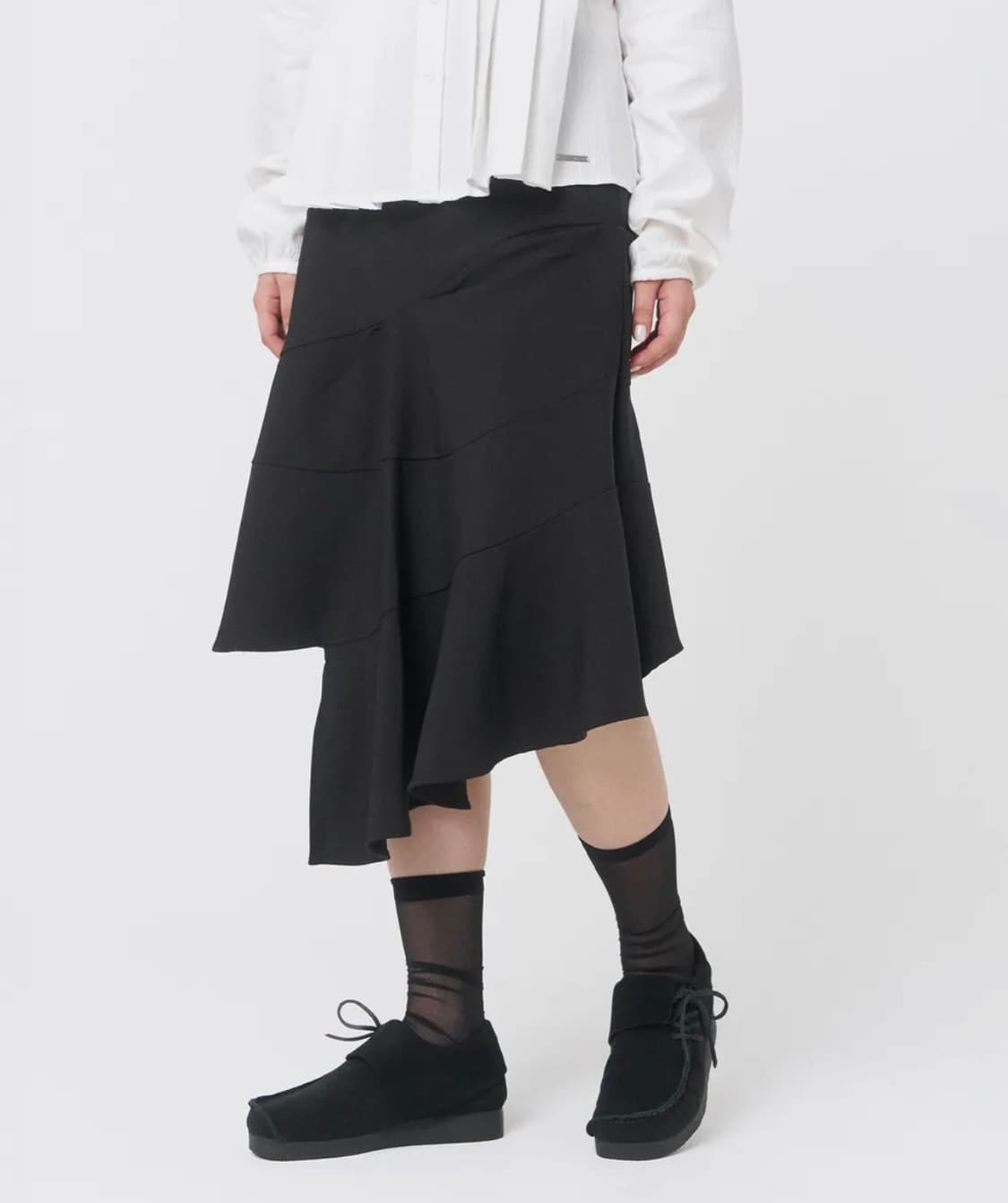 미세키서울 Diagnoal 미디 스커트  상품이미지1