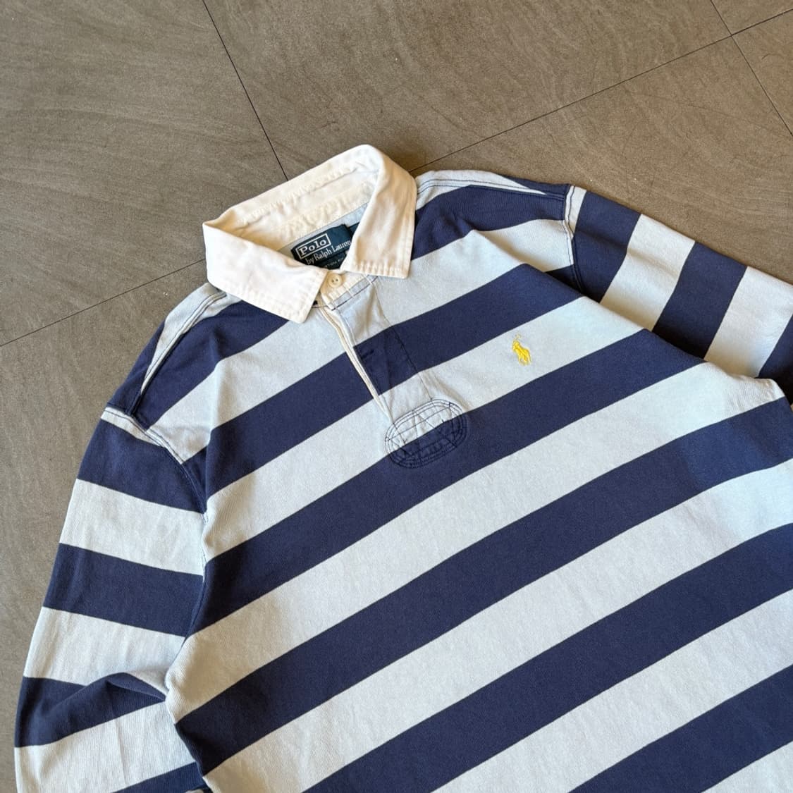 폴로 정품 스트라이프 럭비 티셔츠 럭비티 상품이미지2