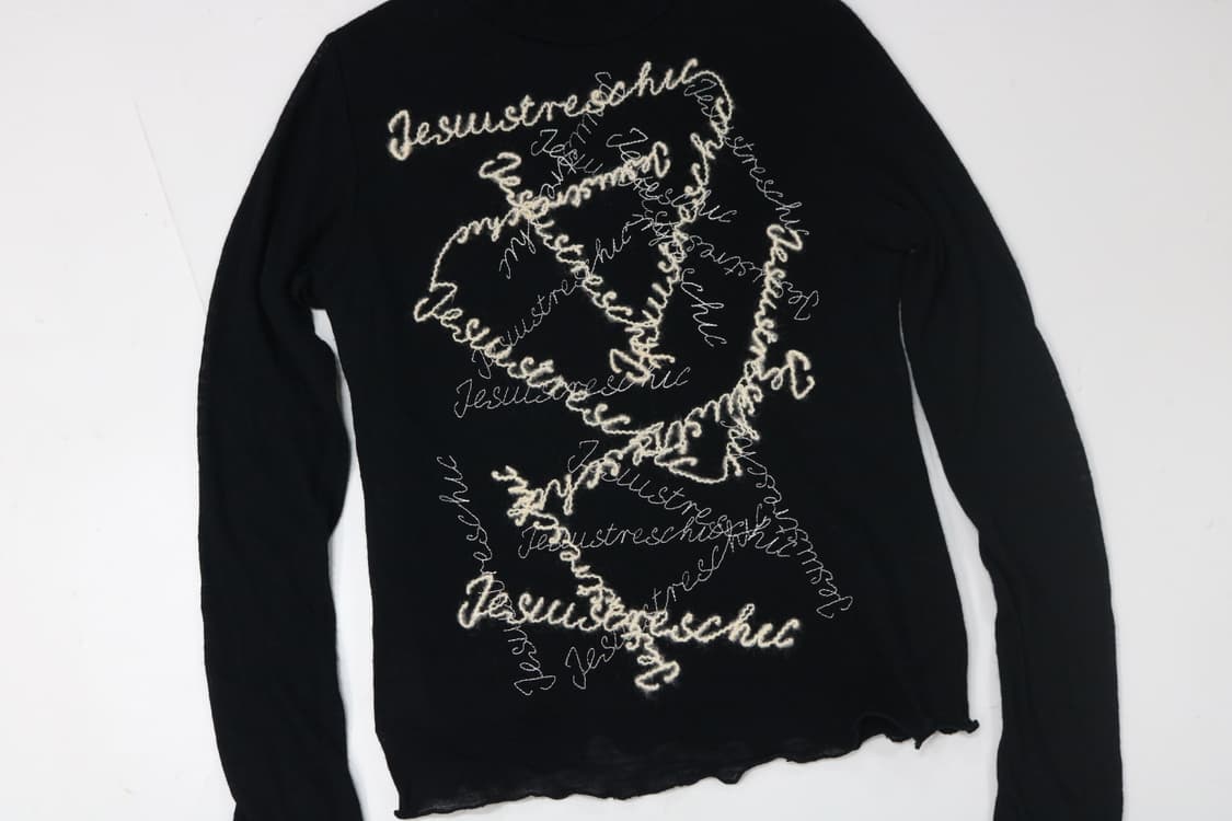 이태리발 자수 롱슬리브 상품이미지3