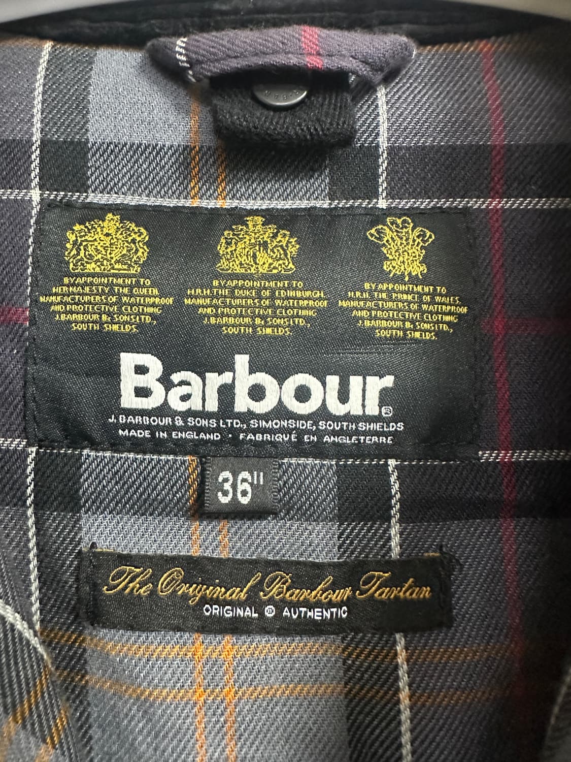 바버 왁스 코튼 코트 상품이미지3