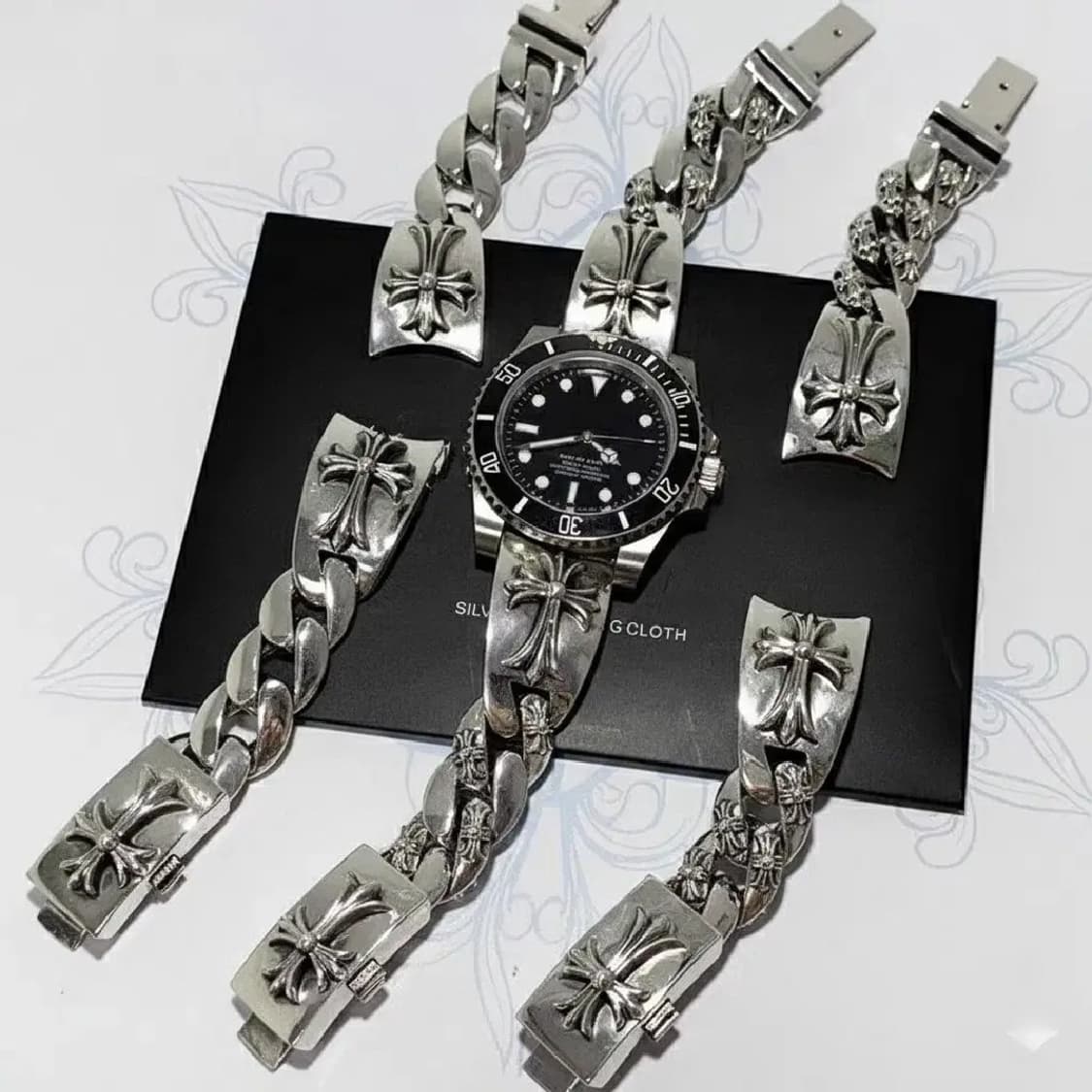 프리미엄  실버 20mm 범용 시계 스트랩 상품이미지4