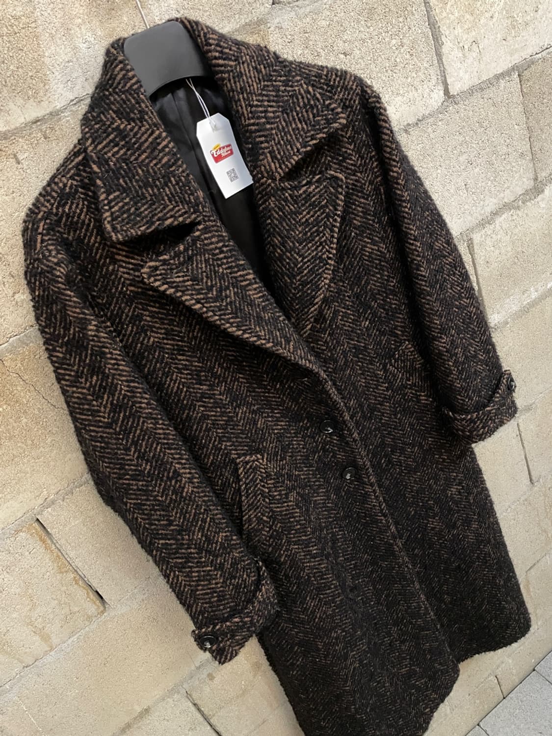 앤아더스토리즈 해링본 모헤어 코트 상품이미지3