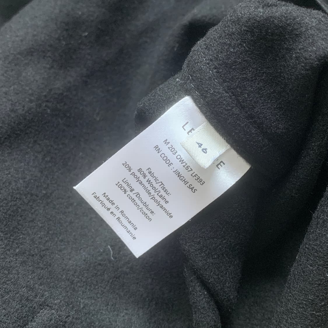 [46] 21FW 르메르 펠티드 롱 오버셔츠 (황금매물) 상품이미지4