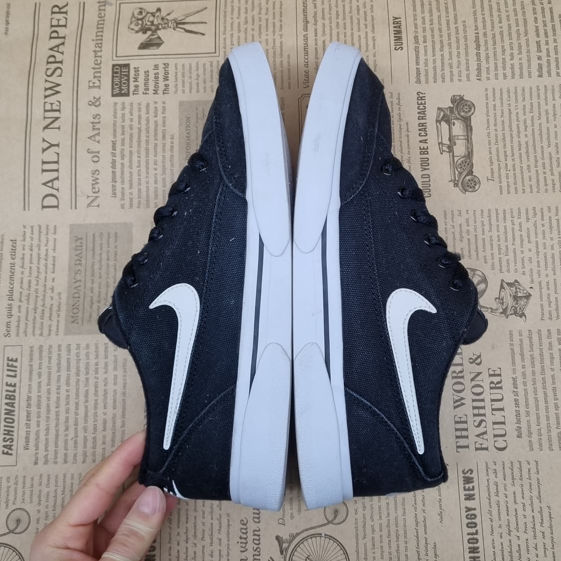 나이키 GTS 16블랙 캔버스 스니커즈250 상품이미지4