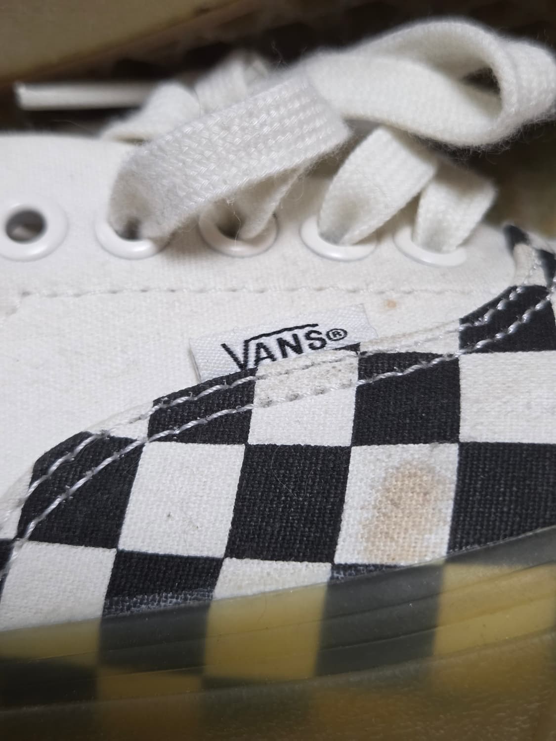 반스 체커보드 스니커즈 260mm 상품이미지6