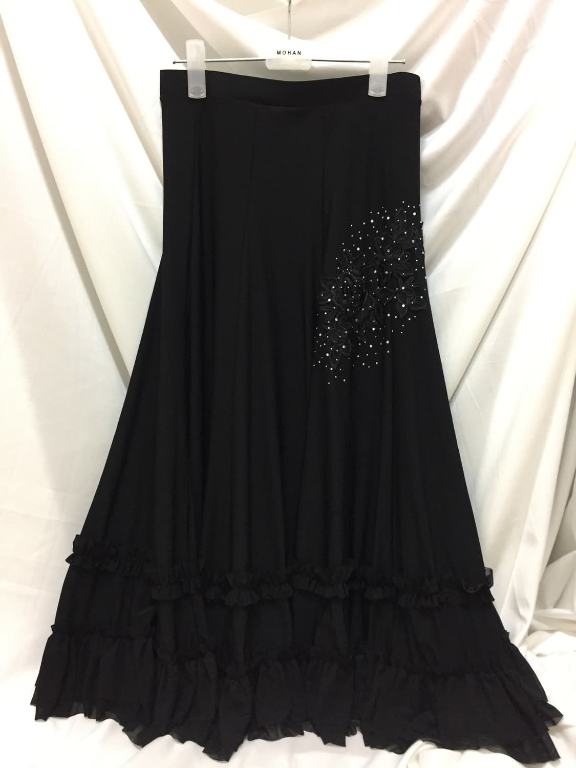 꽃 큐빅 프릴 스커트 상품이미지7