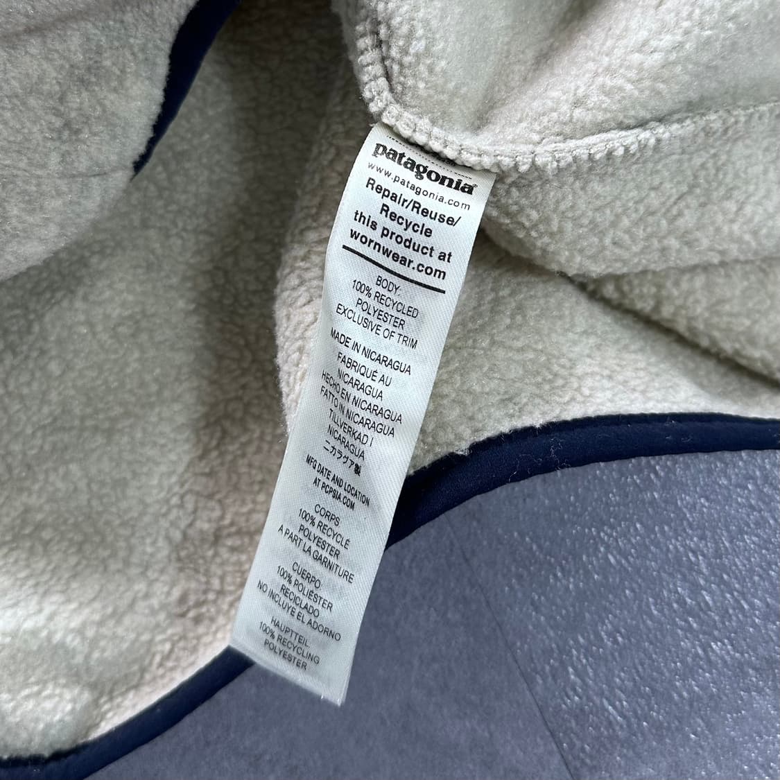 파타고니아 오트밀 신칠라 풀오버 (va.43) 상품이미지4