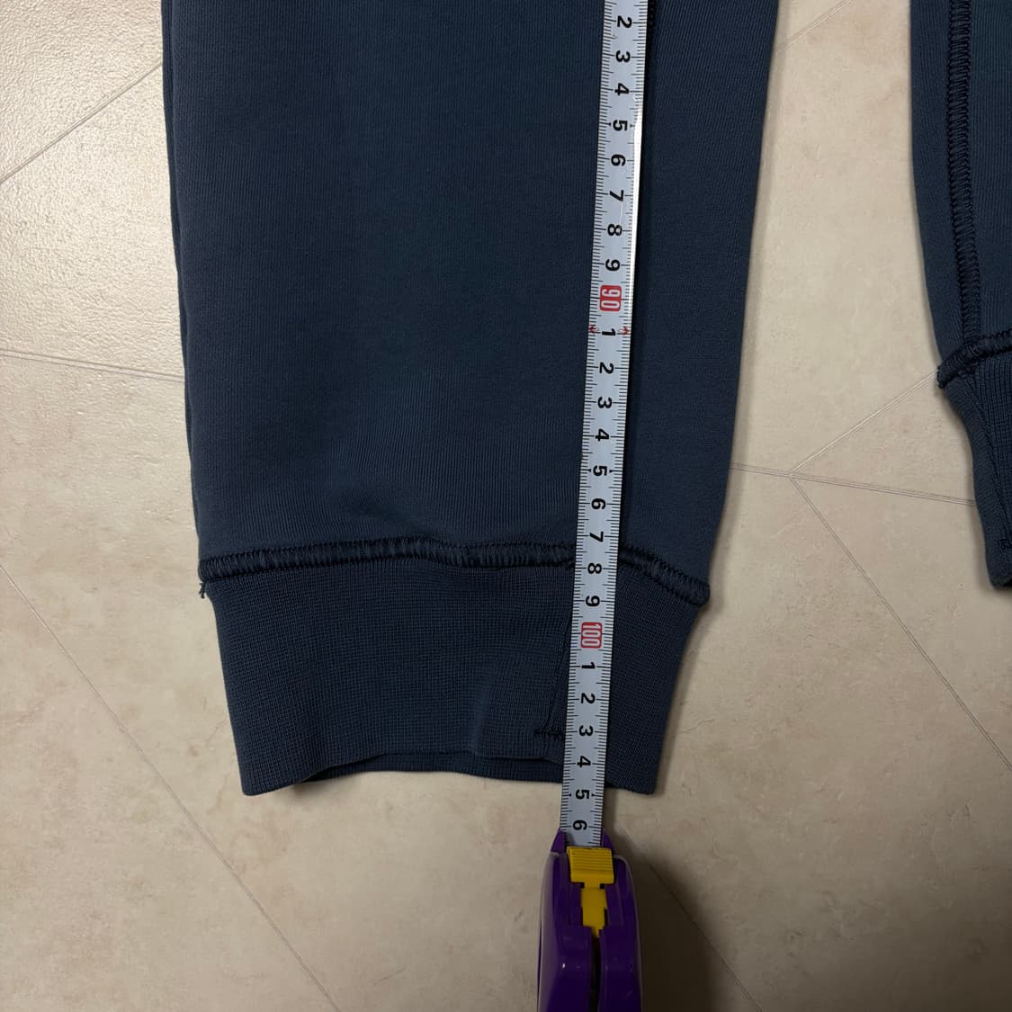 새상품(L)스톤아일랜드 와펜 패치 카고 트레이닝 팬츠 네이비블루 상품이미지6