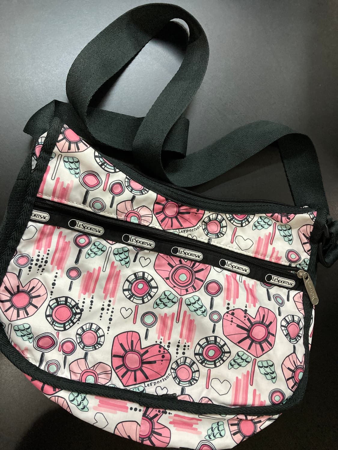 레스포삭 하트 크로스백 상품이미지1