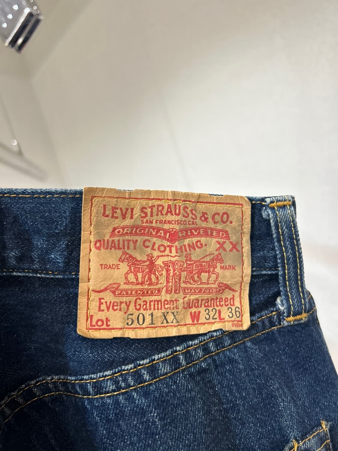 Levi's LVC 501XX 데님 팬츠 상품이미지3
