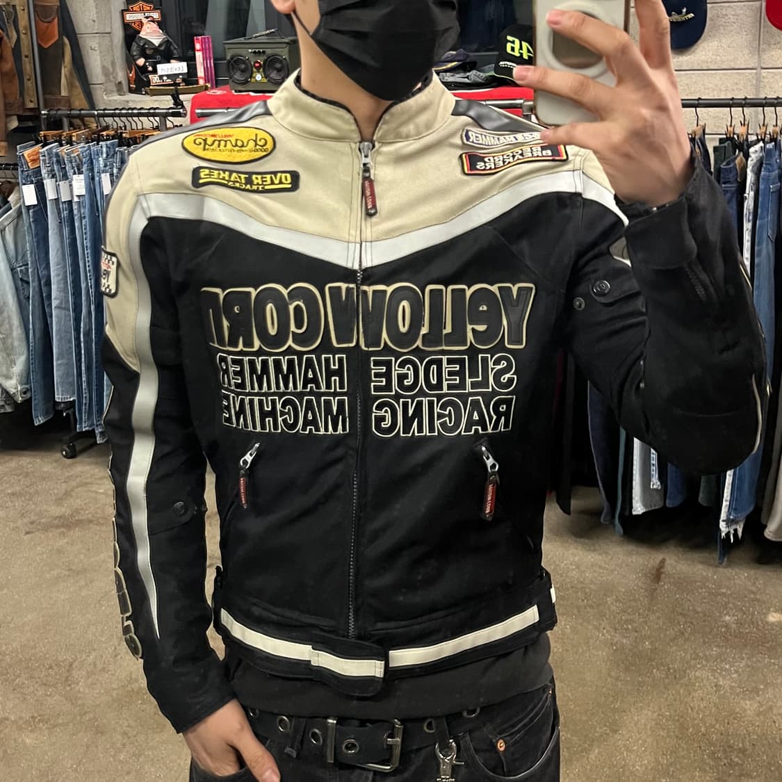 90s 옐로우콘 레이싱 자켓 (100) 상품이미지8