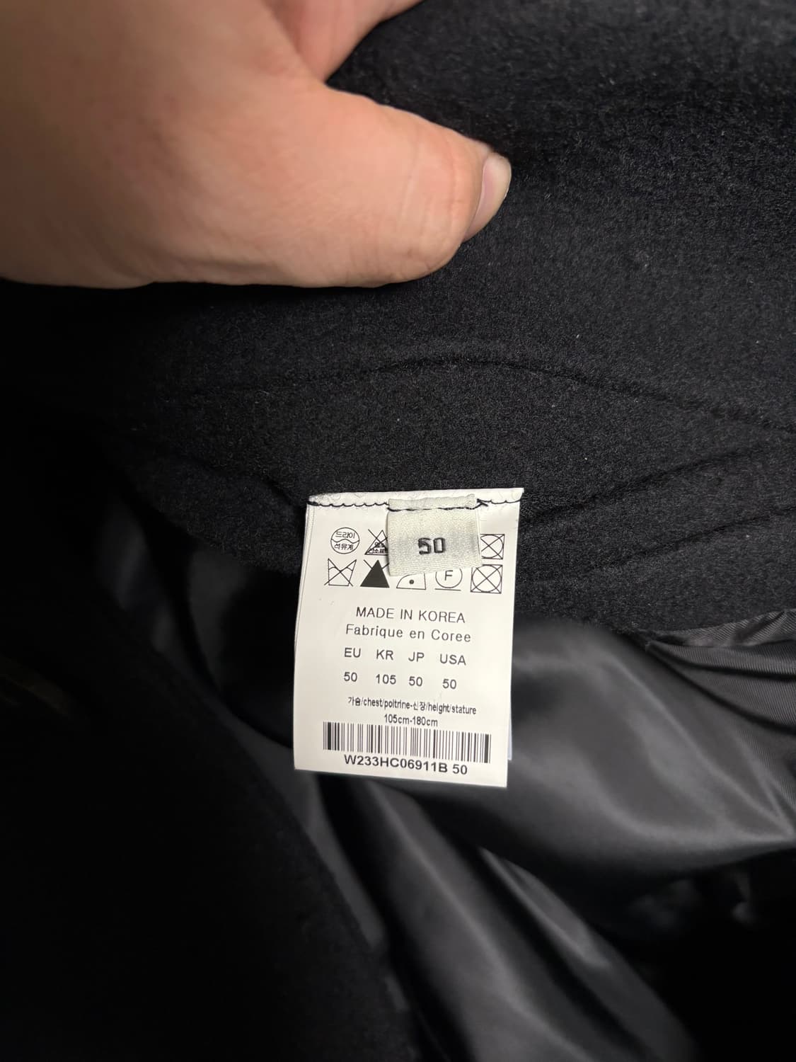 [50] 23fw 우영미 울 발마칸 코트 블랙 상품이미지4