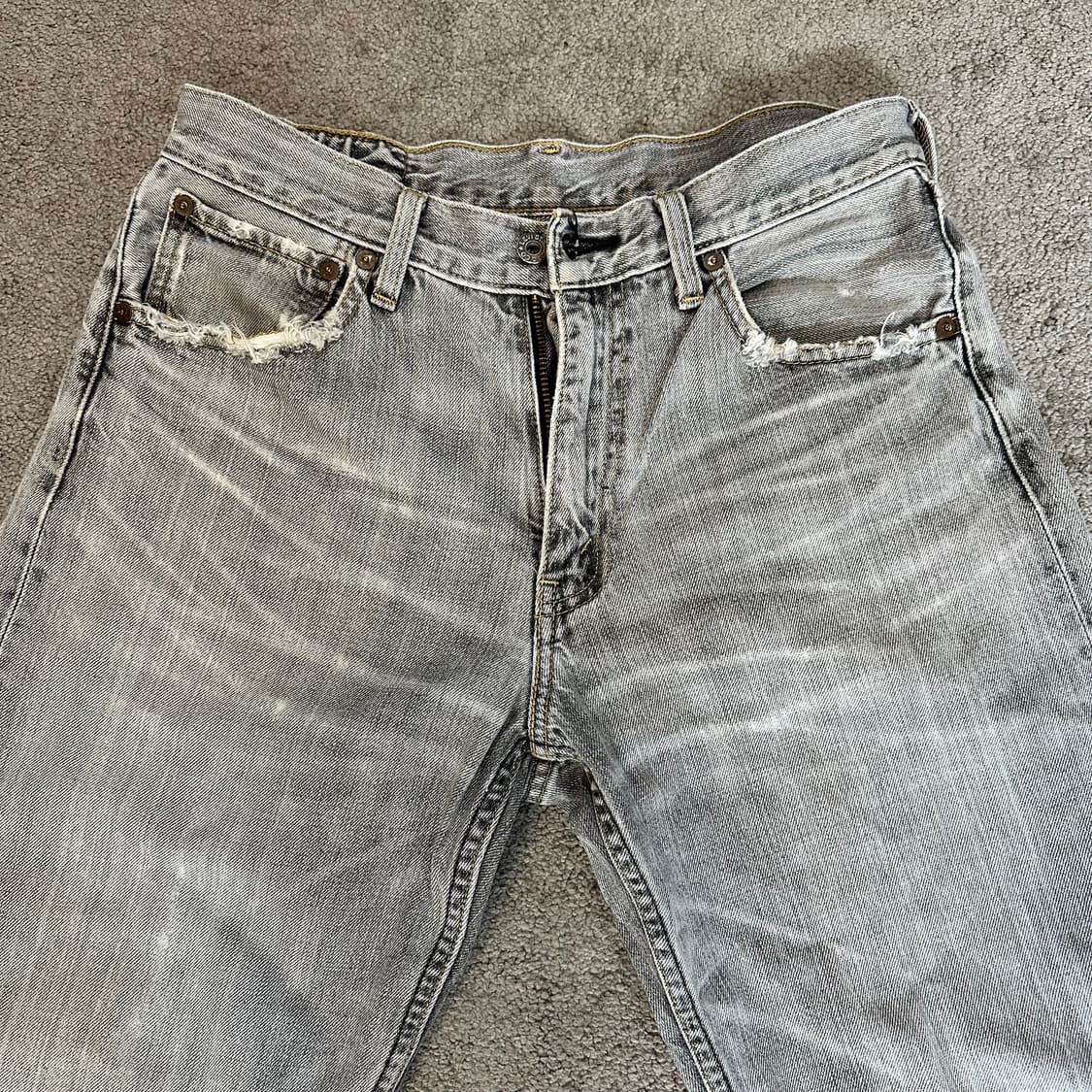 리바이스503 그레이 셀비지 레귤러 데님 팬츠(30) 상품이미지6