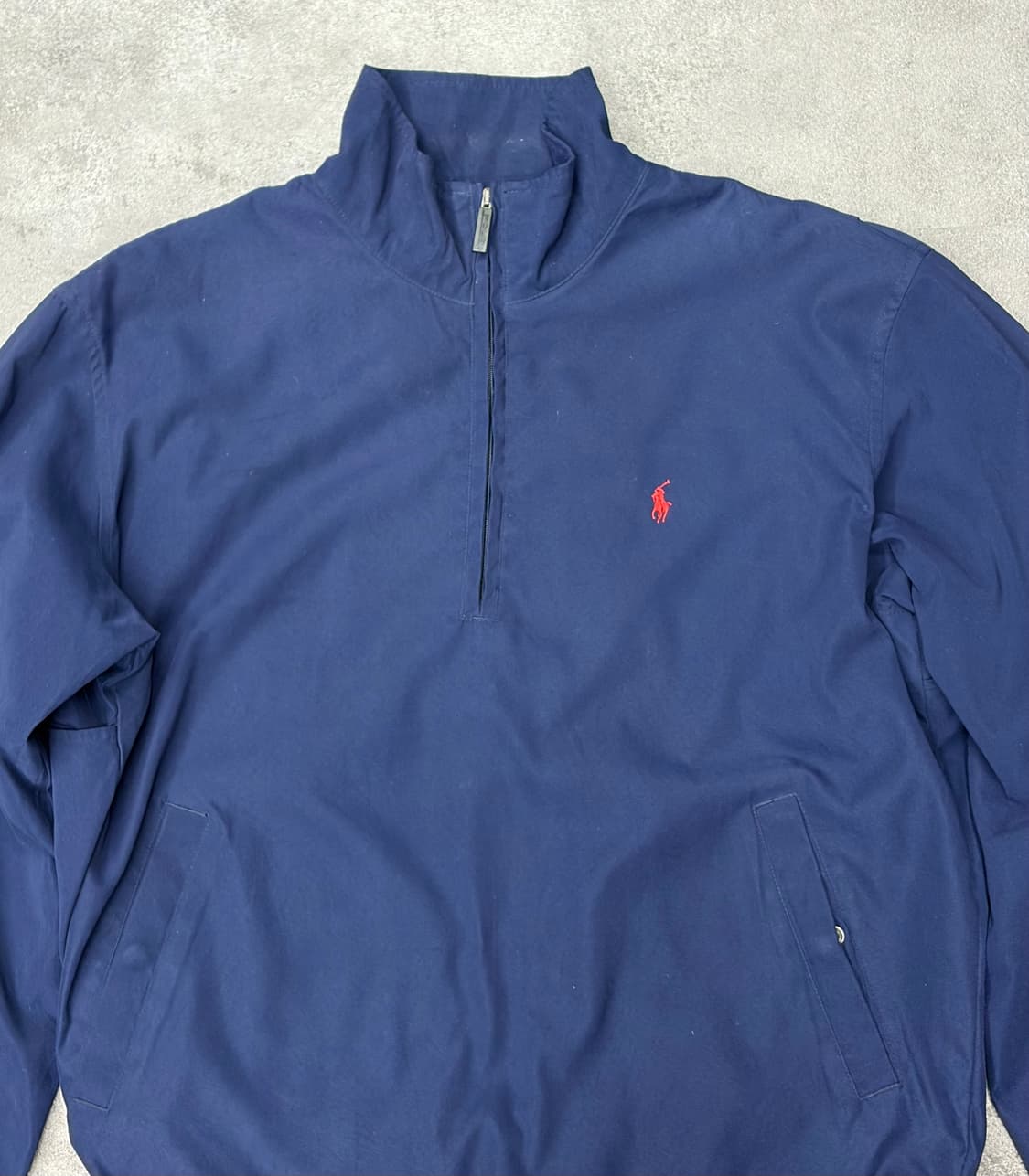 폴로 랄프로렌 네이비 바람막이 하프집업 상품이미지2