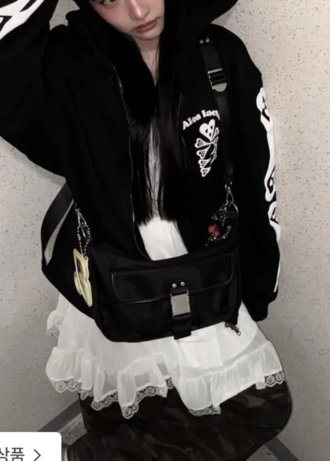 메종미네드 호보백 BUCLE STRAP HOBO BAG (S size) 상품이미지9