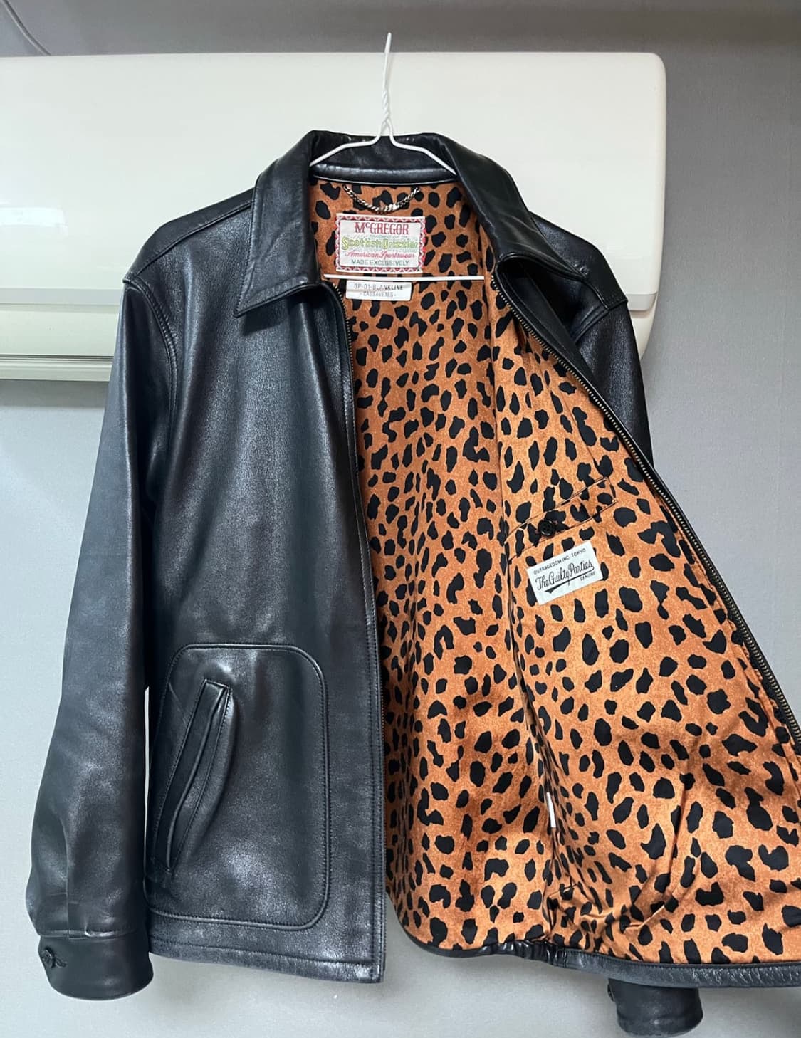 와코마리아 맥그리거 레더 드리즐러 자켓 M 상품이미지4